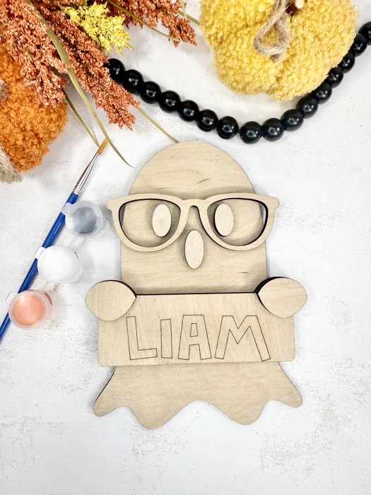 Halloween DIY Painting Kit, Personalized DIY Activity for Kids, Kids Ghost Painting Set, Kids Halloween Party Activity
