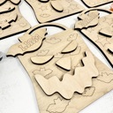  Personalized Halloween DIY Painting Kit, Personalized DIY Activity for Kids, Kids Ghost Painting Set, Kids Halloween Party Activity