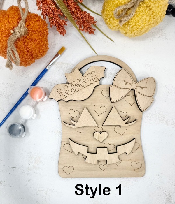 Personalized Halloween DIY Painting Kit, Personalized DIY Activity for Kids, Kids Ghost Painting Set, Kids Halloween Party Activity