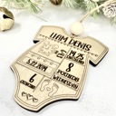  Birth Stat Ornament,Personalized Baby Birth Stat Ornaments, Baby’s First Christmas Ornament, Newborn Baby Keepsake Ornament