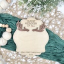  DIY Footprint Art, Baby's First Christmas