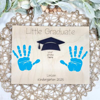 DIY Graduation Handprint Keepsake, Little Graduate, Preschool Graduation, Graduation Gift, Handprint Craft