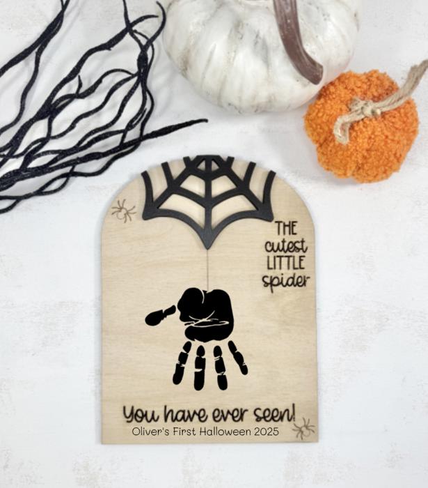 DIY Halloween Paint Kit , Cutest Little Spider DIY, Halloween Keepsake, My first Halloween, Baby First Halloween, Halloween Gift