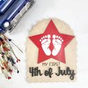 DIY My First 4th of July Footprint/Handprint 