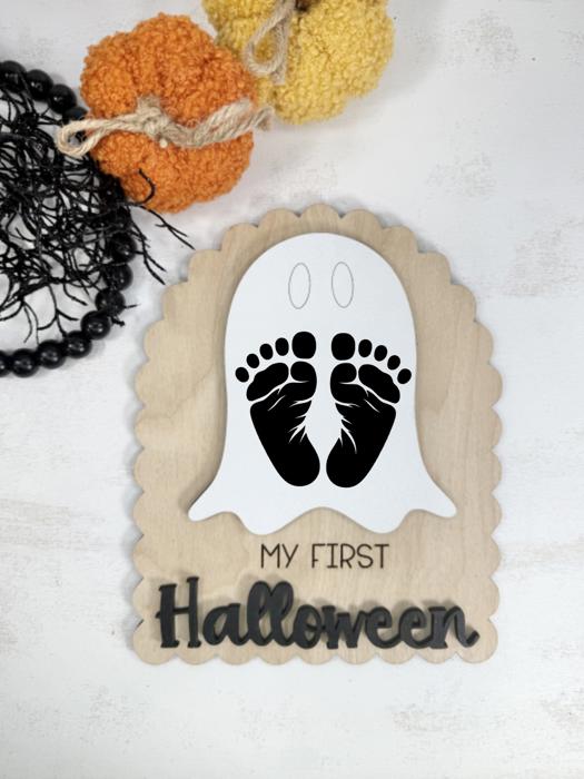 Wooden My First Halloween DIY Milestone,Baby Milestone Cards,My First Holiday Milestones,Expecting Mom Gift,Baby Shower Gift,Baby Photo Prop