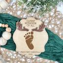  DIY Footprint Art, Baby's First Christmas