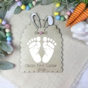  Frist Easter Handprint Craft, Easter Keepsake, Easter Decor