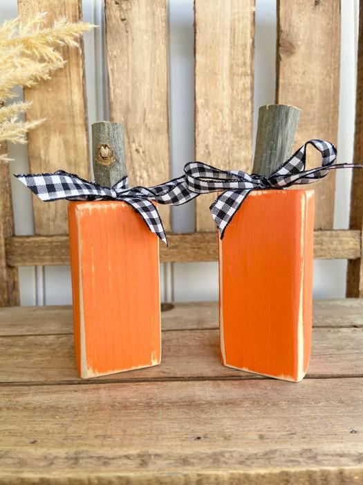 Mini Pumpkins, Fall Decor, Tiered Tray Decor, Wood Pumpkin Set of 2, Wood Pumpkins, Farmhouse Fall, Pumpkins, Rustic Decor