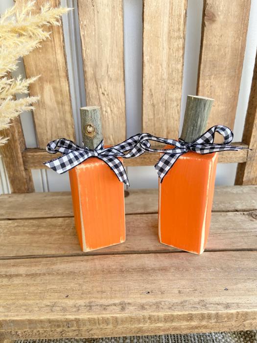 Mini Pumpkins, Fall Decor, Tiered Tray Decor, Wood Pumpkin Set of 2, Wood Pumpkins, Farmhouse Fall, Pumpkins, Rustic Decor