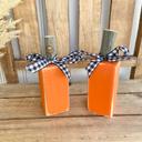  Mini Pumpkins, Fall Decor, Tiered Tray Decor, Wood Pumpkin Set of 2, Wood Pumpkins, Farmhouse Fall, Pumpkins, Rustic Decor