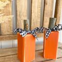  Mini Pumpkins, Fall Decor, Tiered Tray Decor, Wood Pumpkin Set of 2, Wood Pumpkins, Farmhouse Fall, Pumpkins, Rustic Decor