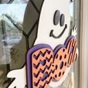  Boo Ghost Door Sign, Halloween Door Sign, Front Porch Decor, Fall Decor