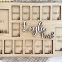  Personalized Pre K to Graduation School Picture Frame,Grade School Photo Frame, Personalized School Picture frame, School Years Photo Frame