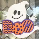  Boo Ghost Door Sign, Halloween Door Sign, Front Porch Decor, Fall Decor