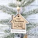  First Christmas In Our New Home, new house ornament, Housewarming Gift, Our First Home, New House Gift, Realtor Gift