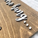  And the stockings were hung, Stocking hanger, Wooden stocking sign with hooks, wall stocking sign hanger, stocking display