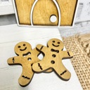  Gingerbread Tier Tray Decor, Christmas Tiered Tray, Christmas Tray Decor, Christmas Baking Tier Tray