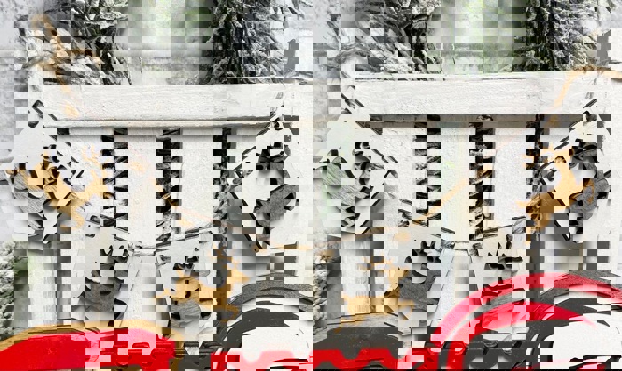 Santa Letter Tier Tray, Christmas Tier Tray Decor, Christmas Home Decor, Santa Tier Tray