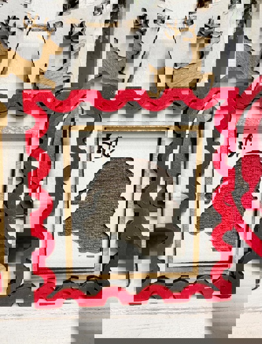 Santa Letter Tier Tray, Christmas Tier Tray Decor, Christmas Home Decor, Santa Tier Tray