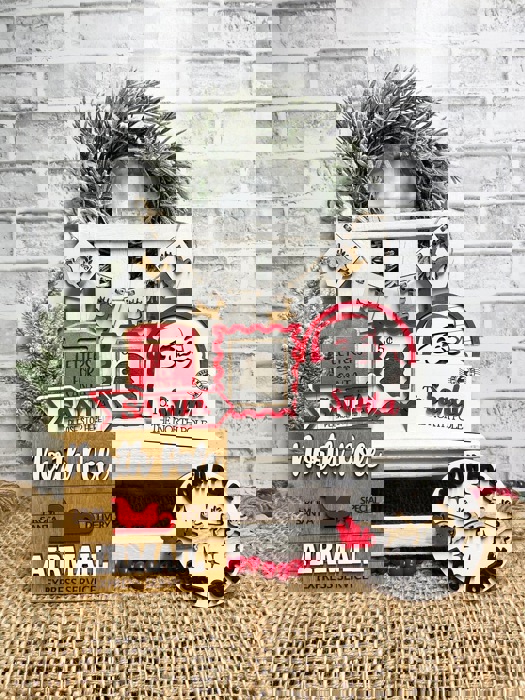 Santa Letter Tier Tray, Christmas Tier Tray Decor, Christmas Home Decor, Santa Tier Tray