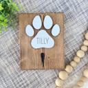  Personalized Dog Leash Holder, Dog Leash Hanger, Dog Leash, Dog Name Leash Holder,Custom Farmhouse Dog Leash Holder