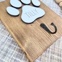  Personalized Dog Leash Holder, Dog Leash Hanger, Dog Leash, Dog Name Leash Holder,Custom Farmhouse Dog Leash Holder
