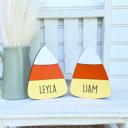  Personalized With Name Candy Corn Sign, Adorable Halloween Decor, Candy Corn Tier Tray Decor, Halloween Decorations, Fall Decor