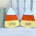  Personalized With Name Candy Corn Sign, Adorable Halloween Decor, Candy Corn Tier Tray Decor, Halloween Decorations, Fall Decor