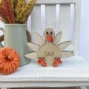  Personalized Thanksgiving Home Decor, Turkey Family Sign, Thanksgiving Family Decor