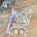  Personalized Reindeer DIY Paint Kit, Christmas Gift for Kids,Stocking Stuffers,Christmas Eve Activity,Christmas Painting kit, DIY Paint kids