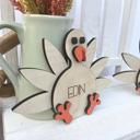  Personalized Thanksgiving Home Decor, Turkey Family Sign, Thanksgiving Family Decor