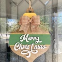  Christmas Ornament Door Sign, Christmas Porch Decoration, Holiday Decor, Christmas Wreath, Christmas Door Hanger
