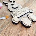  Personalized Reindeer DIY Paint Kit, Christmas Gift for Kids,Stocking Stuffers,Christmas Eve Activity,Christmas Painting kit, DIY Paint kids
