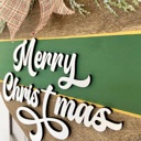  Christmas Ornament Door Sign, Christmas Porch Decoration, Holiday Decor, Christmas Wreath, Christmas Door Hanger