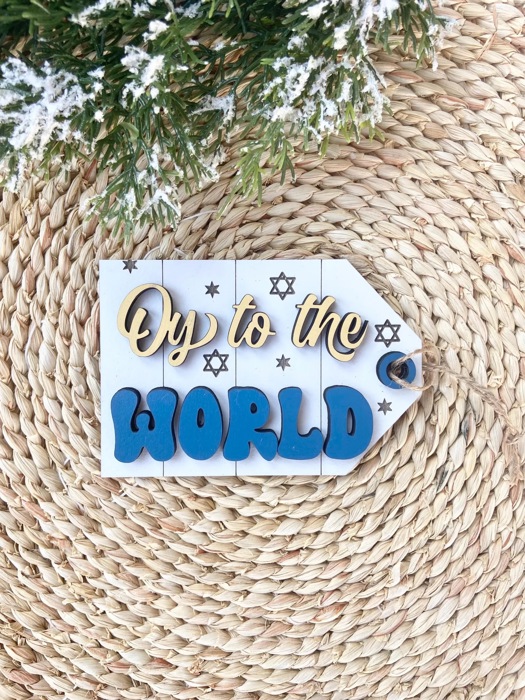 Hanukkah Tiered Tray Decor, Hanukkah Home Decor, Happy Hanukkah, Hanukkah Wood Signs, Hanukkah Mini Signs, Jewish Home Decor