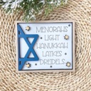  Hanukkah Tiered Tray Decor, Hanukkah Home Decor, Happy Hanukkah, Hanukkah Wood Signs, Hanukkah Mini Signs, Jewish Home Decor