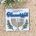  Hanukkah Tiered Tray Decor, Hanukkah Home Decor, Happy Hanukkah, Hanukkah Wood Signs, Hanukkah Mini Signs, Jewish Home Decor