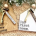  Personalized New Home Ornament, Our First Home Ornament, Housewarming Gift, New House Gift, Gift From Realtor
