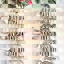  Personalized Stocking Tags, Christmas Tags, Wooden Name Tag,Christmas Stocking Tags, Custom Stocking Name Tag, Christmas Labels,Present Tags