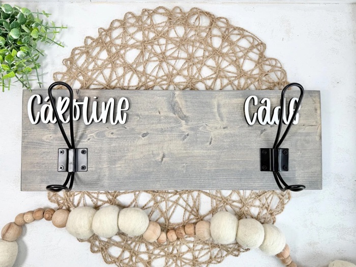 Personalized Towel Rack
