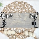 16in with 2 Hooks Personalized Towel Rack