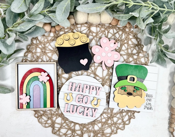 St Patricks Day Tiered Tray Decorations, St Patricks Day Signs, St Patricks Day Home Decor