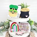  St Patricks Day Tiered Tray Decorations, St Patricks Day Signs, St Patricks Day Home Decor