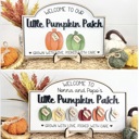  Personalized Pumpkin Patch Sign, Family Pumpkin Patch Sign, Welcome to Our Pumpkin Patch, Grandparents Fall Sign