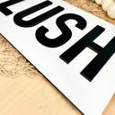  Flush Bathroom Sign, Kid's Bathroom Decor, Wooden Bathroom Tag