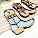 Personalized Cowboy or Cowgirl Boot Ornament, Personalized Western Ornament, Cowboy Boot Ornament, Cowboy Boots Stocking Tag