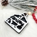  Personalized Cow Tag Stocking Tags, Western Stocking Tags, Christmas Stockings, Western Christmas, Country Stocking Tags, Cow Tag Ornament