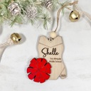 Custom Cheerleader Ornament, Cheer Team Gift, Cheerleader Christmas Ornament, Cheerleader Gift, Christmas Tree Decor