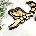  Personalized Couples Cowboy Boot Ornament, Personalized Western Ornament, Cowboy Boot Ornament, Cowboy Boots Stocking Tag