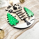  Custom Family Ornaments, Personalized Family Ornaments, Custom Grandkids Ornaments, Christmas Gift Ideas